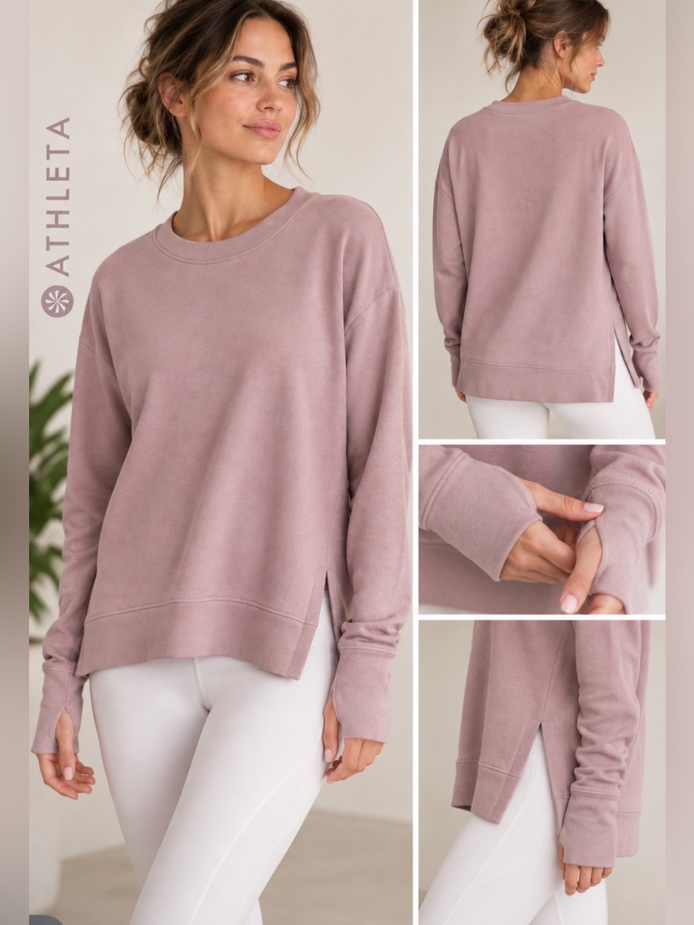 ATHLETA Long Sleeve Women Top